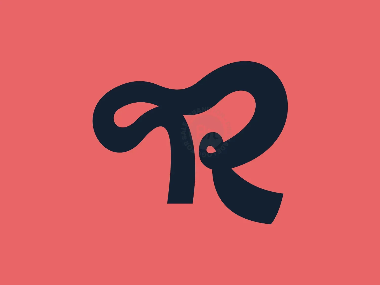 letter r modern logo logo 13