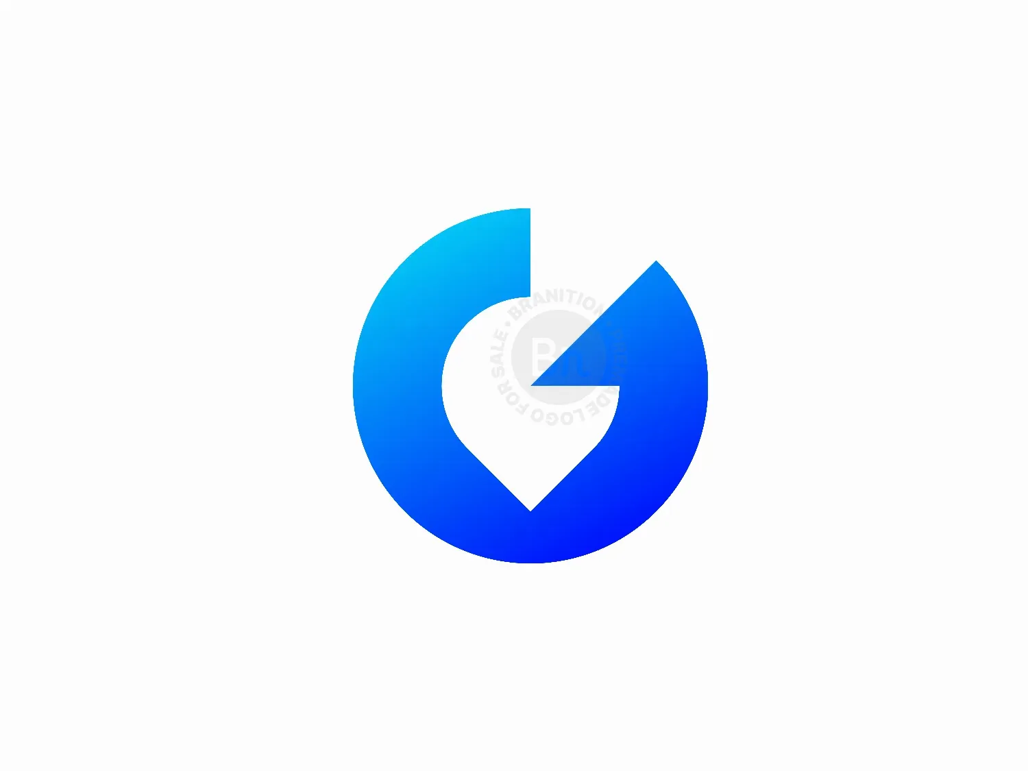 letter g point logo logo 0