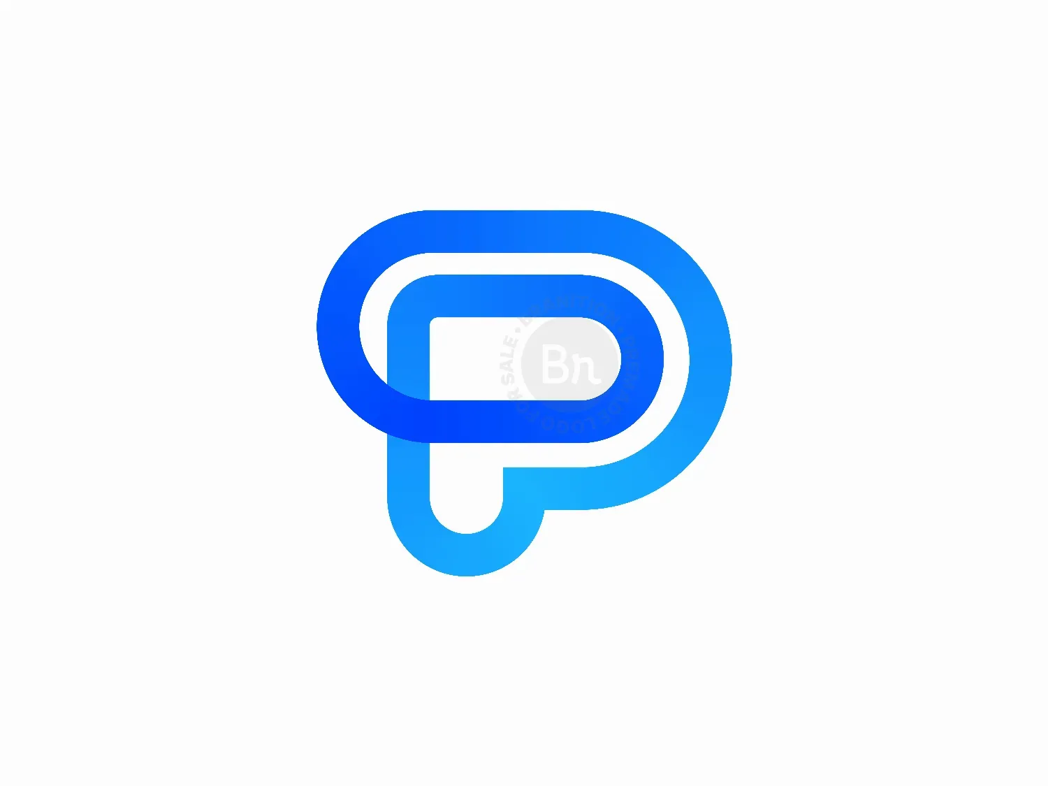 simple p logo logo 0