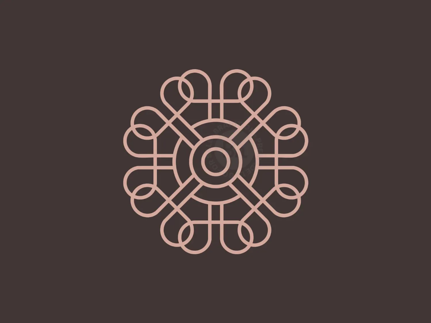 Flower Luxury Logo