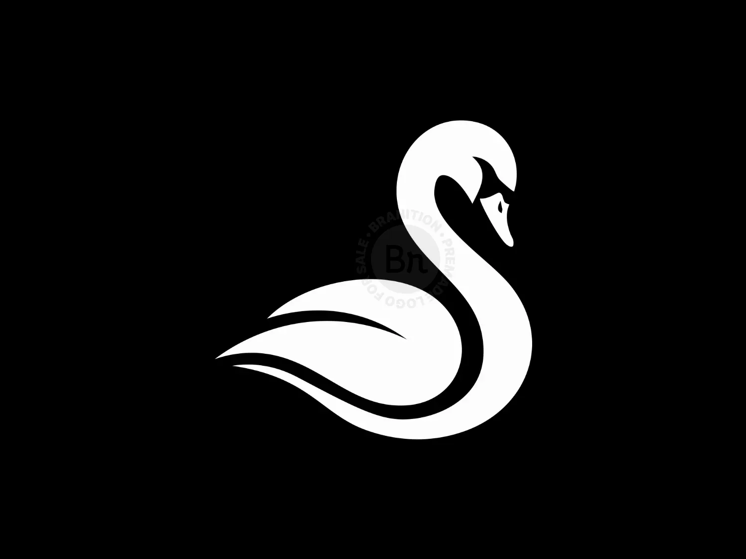 Elegant And Modern Swan Logo