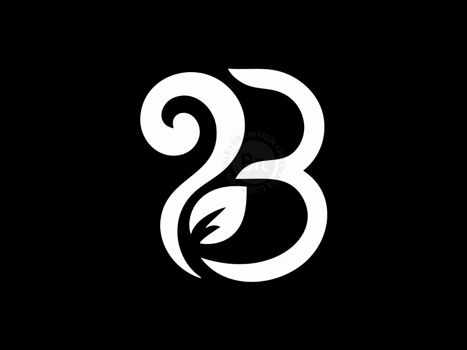 Abstract And Elegant Letter B Logo