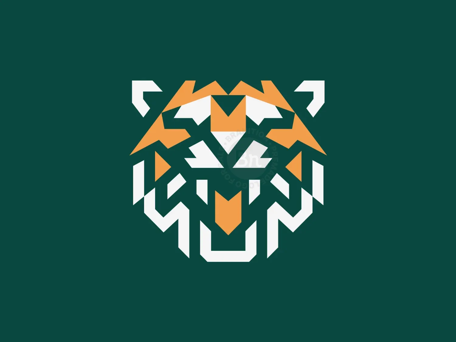 Geometric Tiger Logo