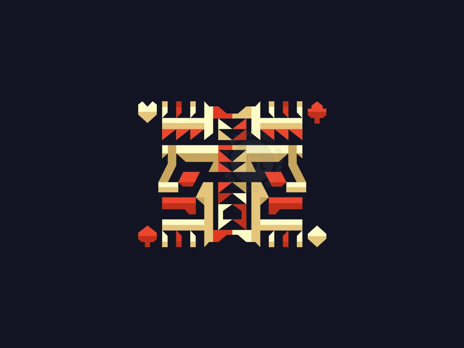 Geometric Kings Card Logo