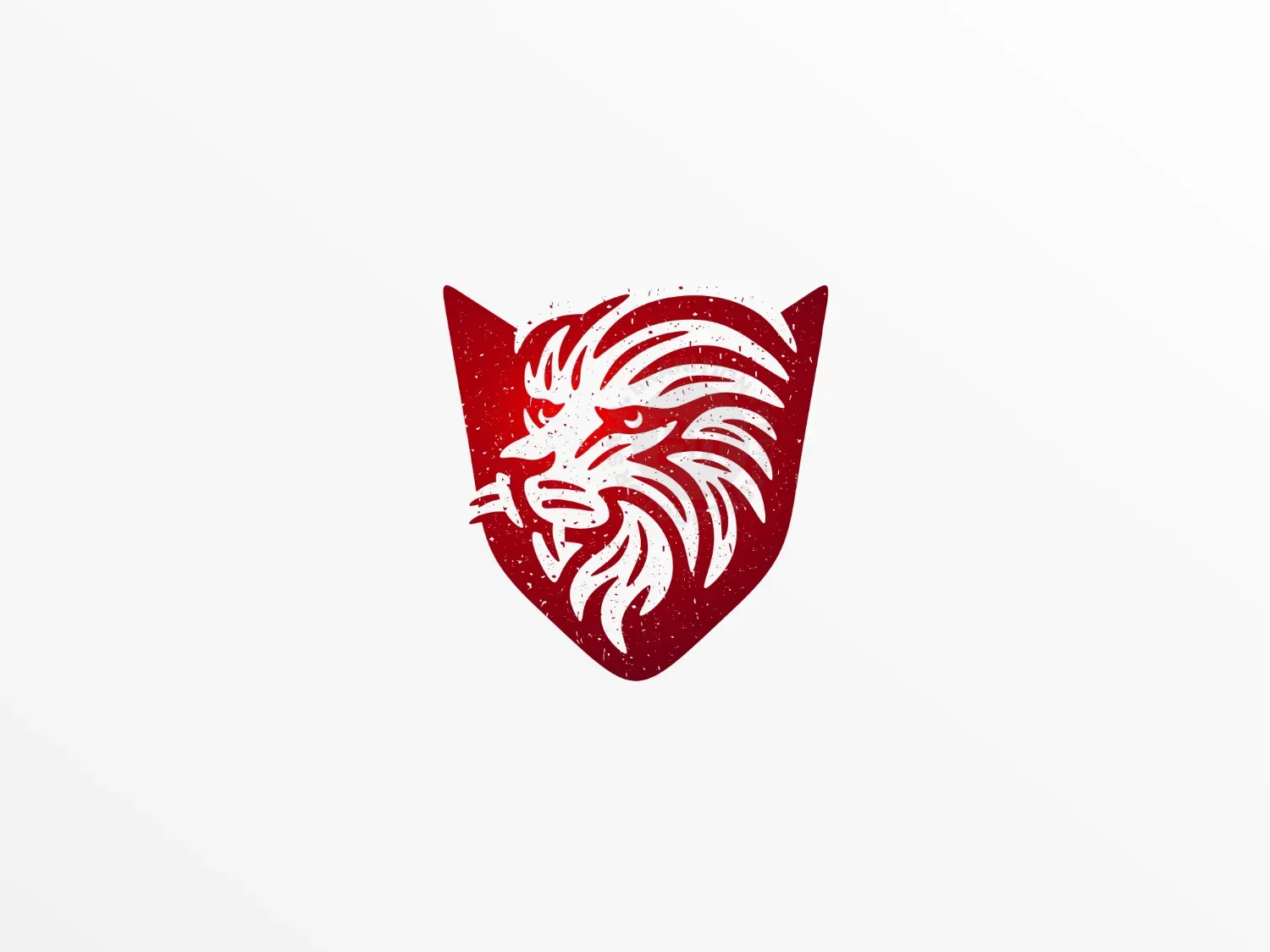 Alpha Lion Shield Logo