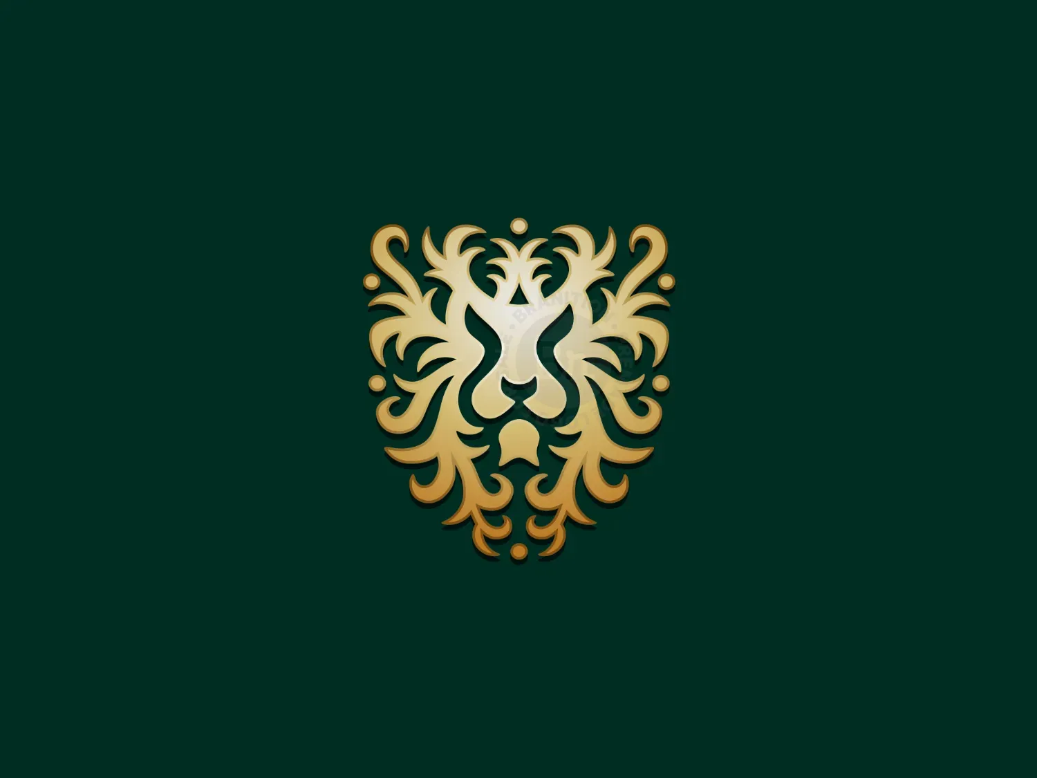 gold lion logo 10