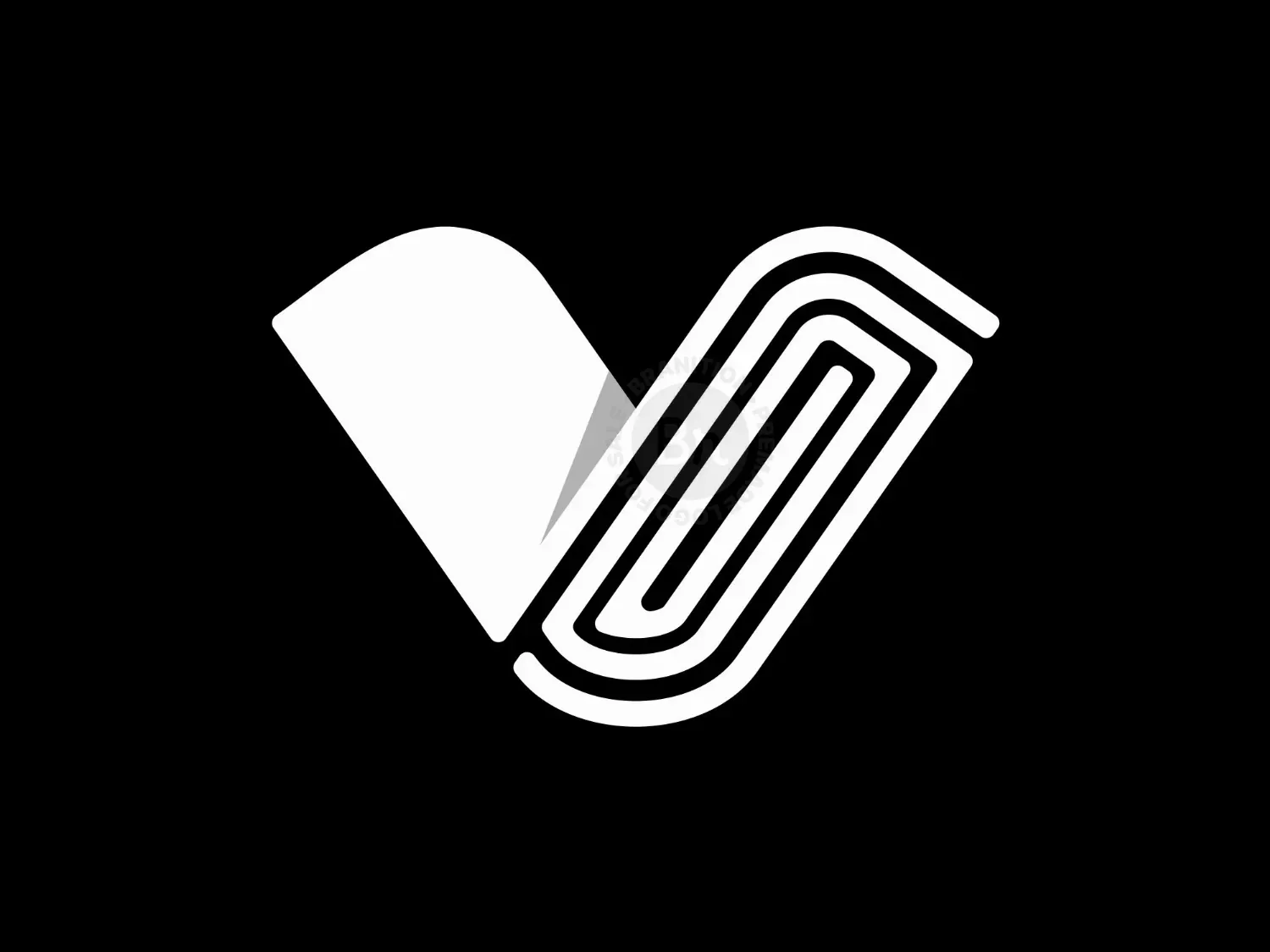 v monogram logo 21