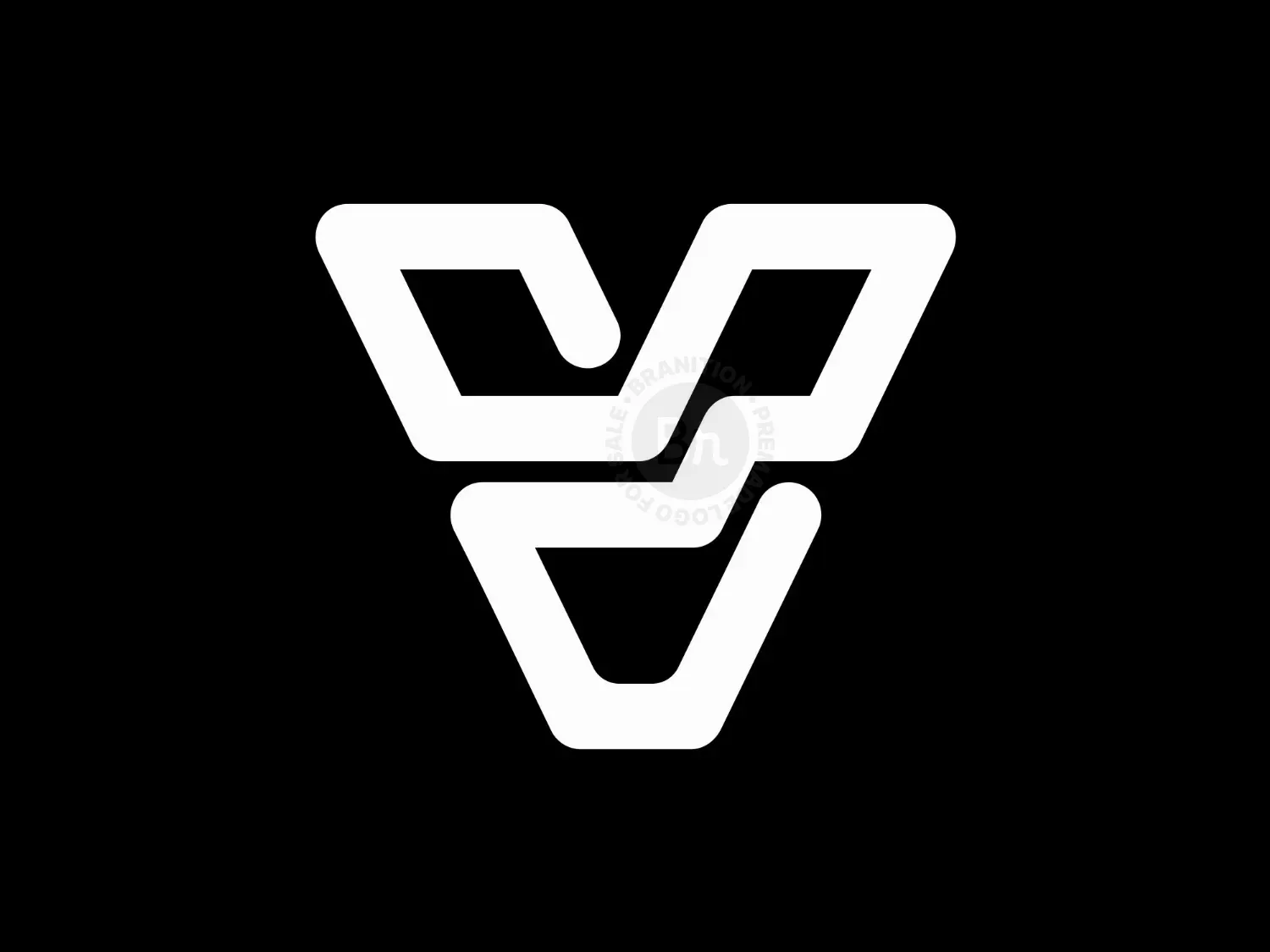 v monogram logo 35