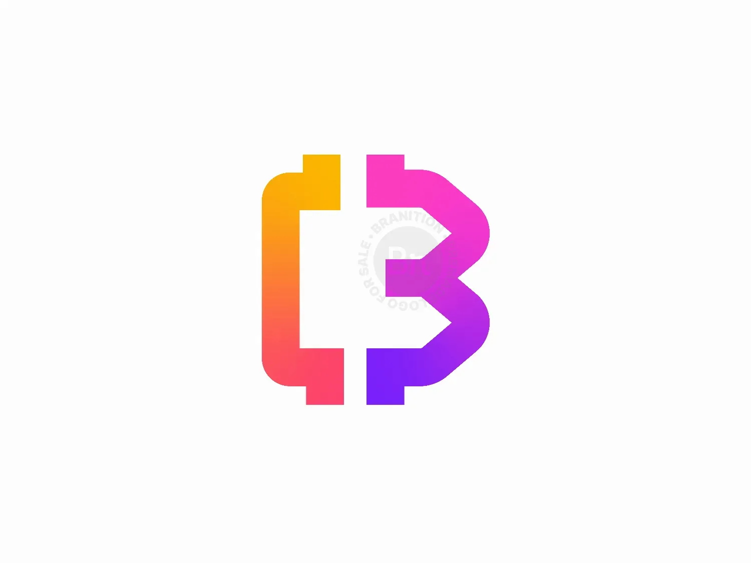 modern blockchain logo logo 28