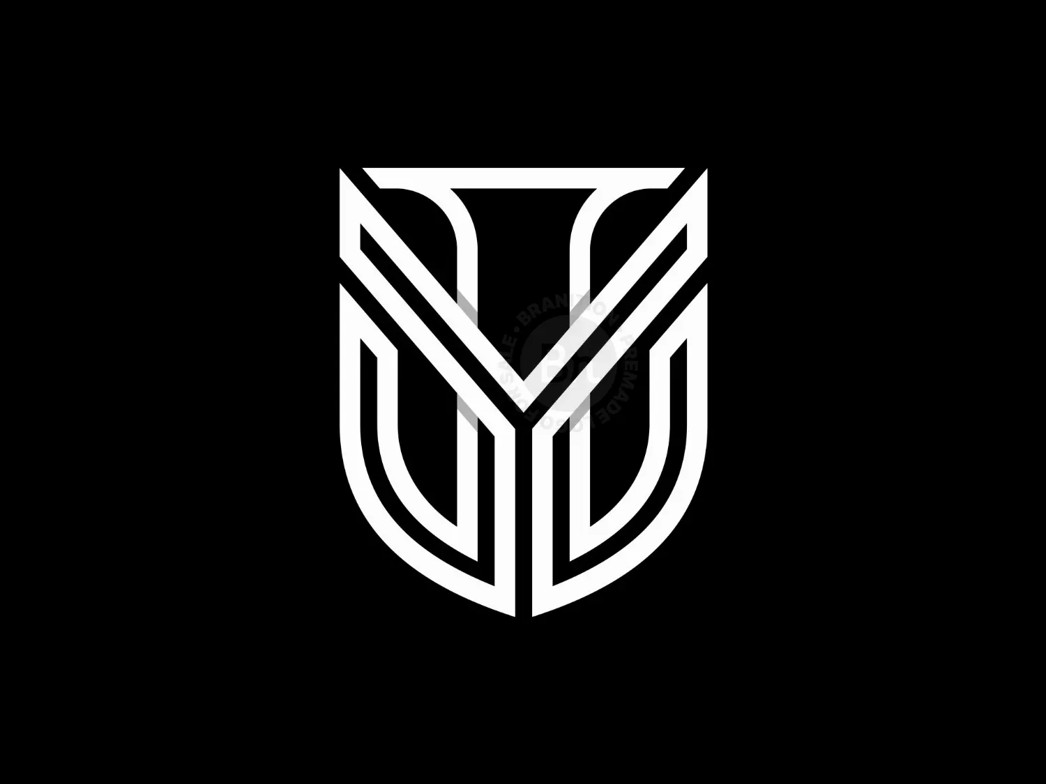 Letter Y Shield Logo