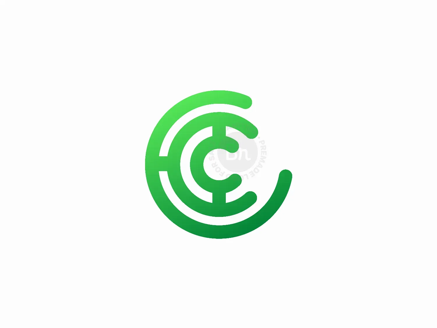 Abstract Modern Letter C Logo Design