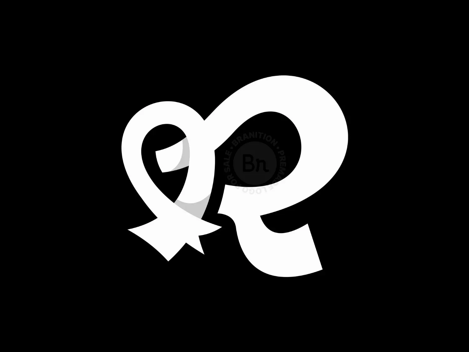 letter r modern logo logo 12