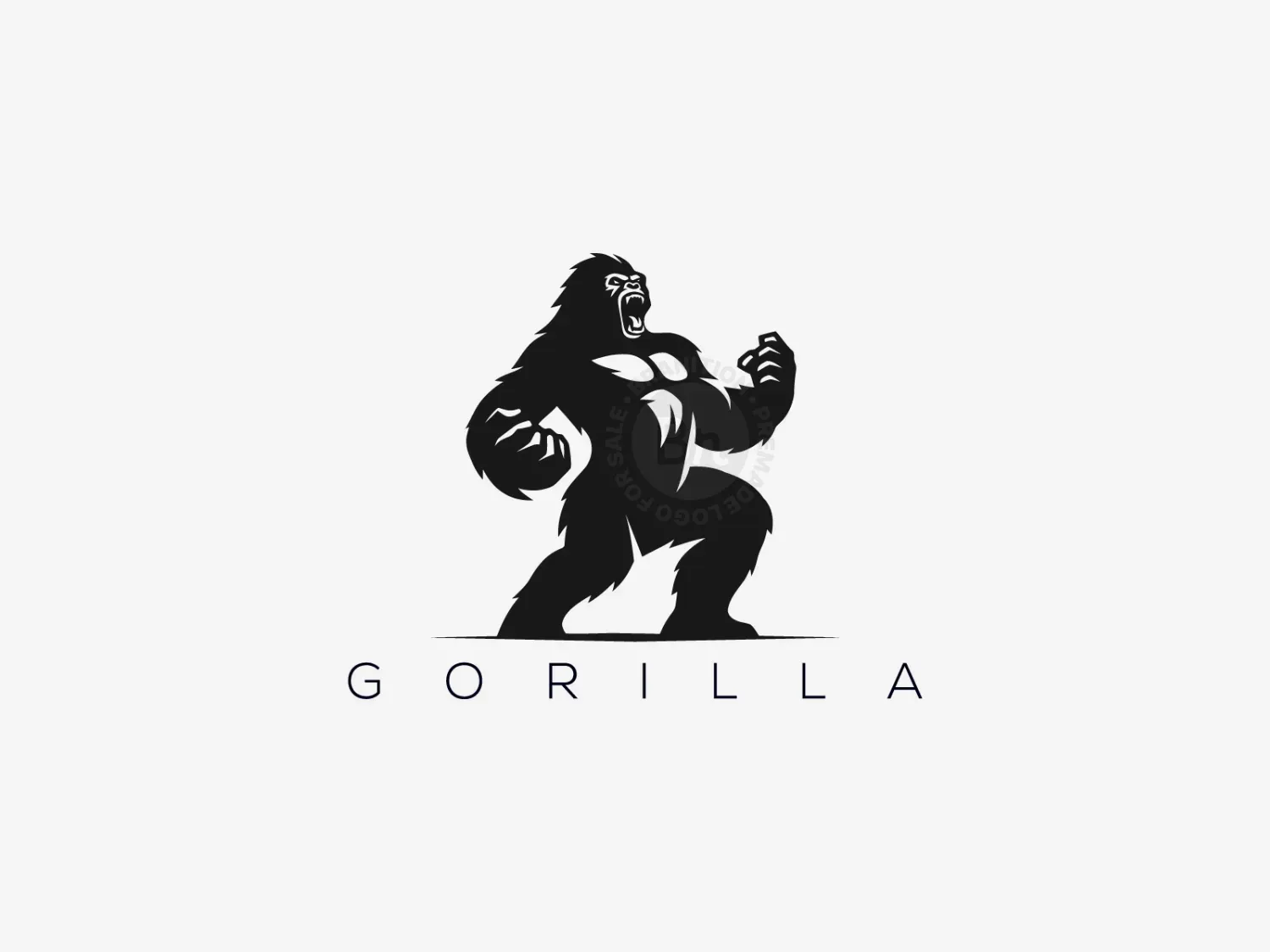 Gorilla Vector Logo For Sale!