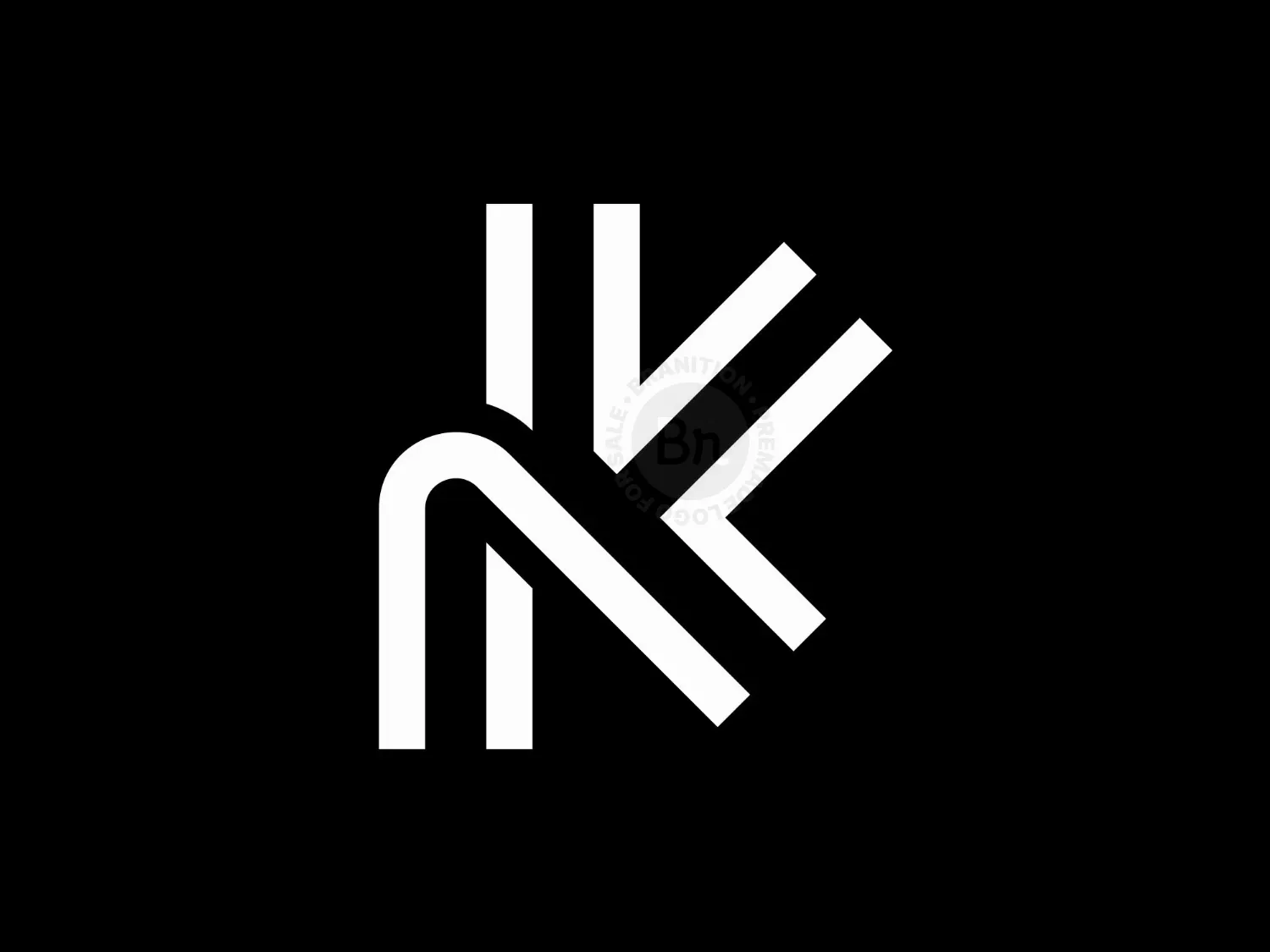 Letter K Line Logo