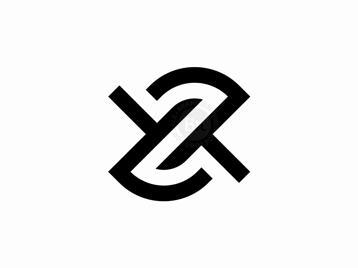 Ambigram Letter YR Or Z Logo