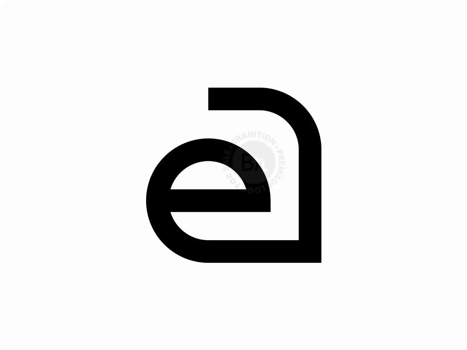 Modern Letter EA Or AE Logo