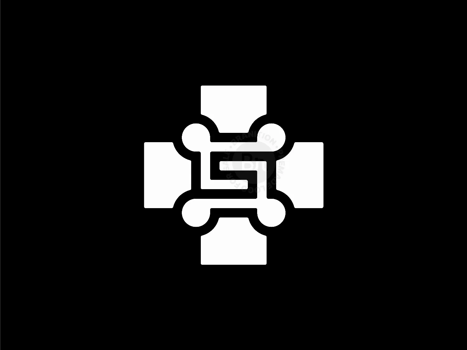 Letter S Medical Care Plus Logo