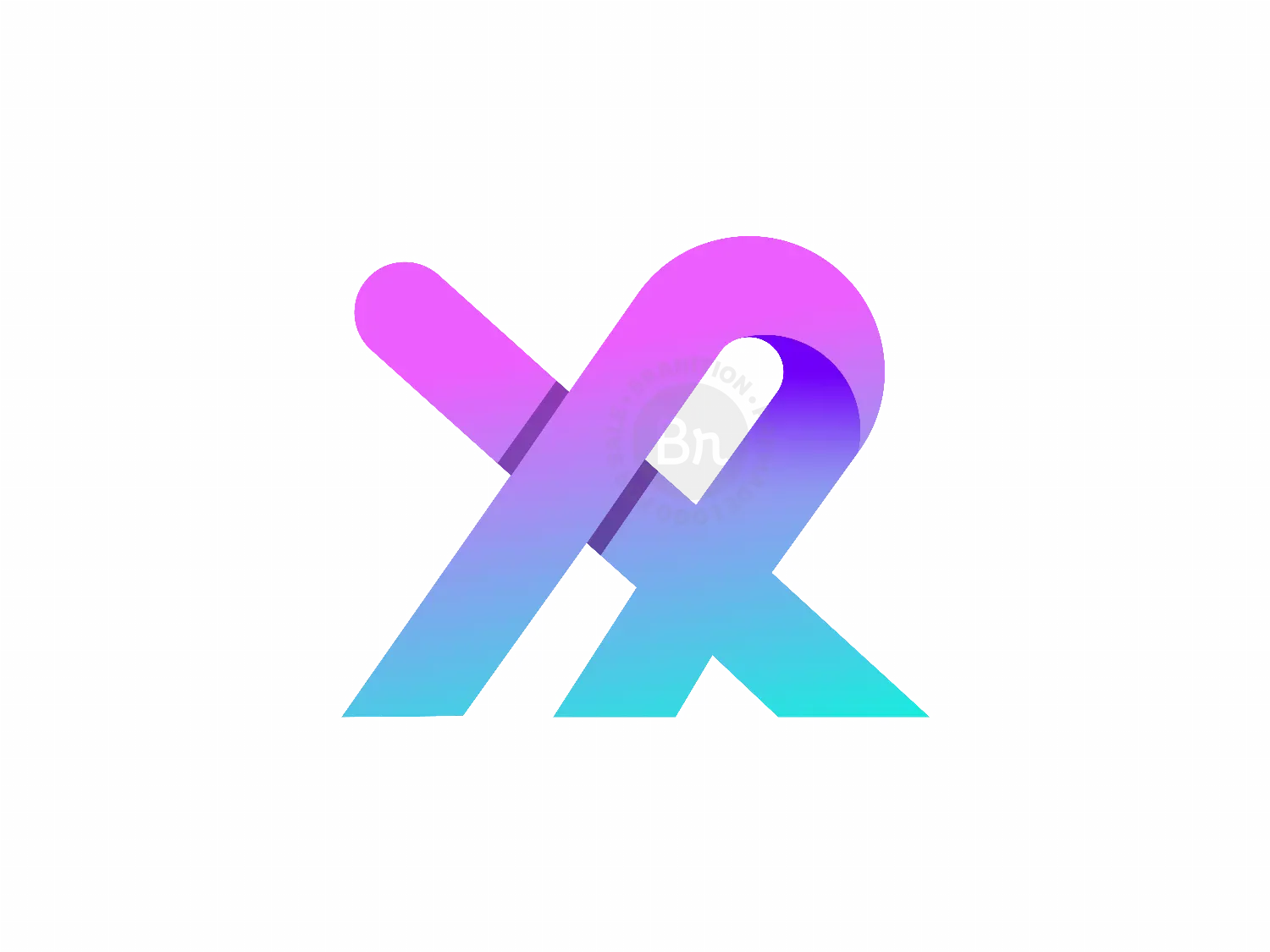 Colorful Ax Letter Logo - Letter Ax Logo