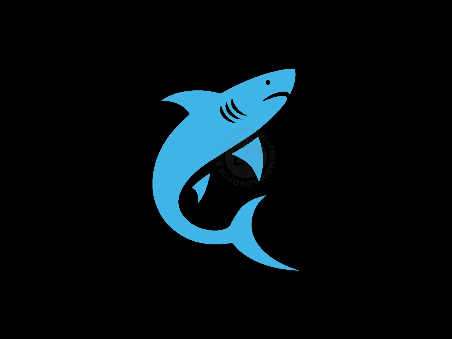 Simple And Elegant Shark Logo