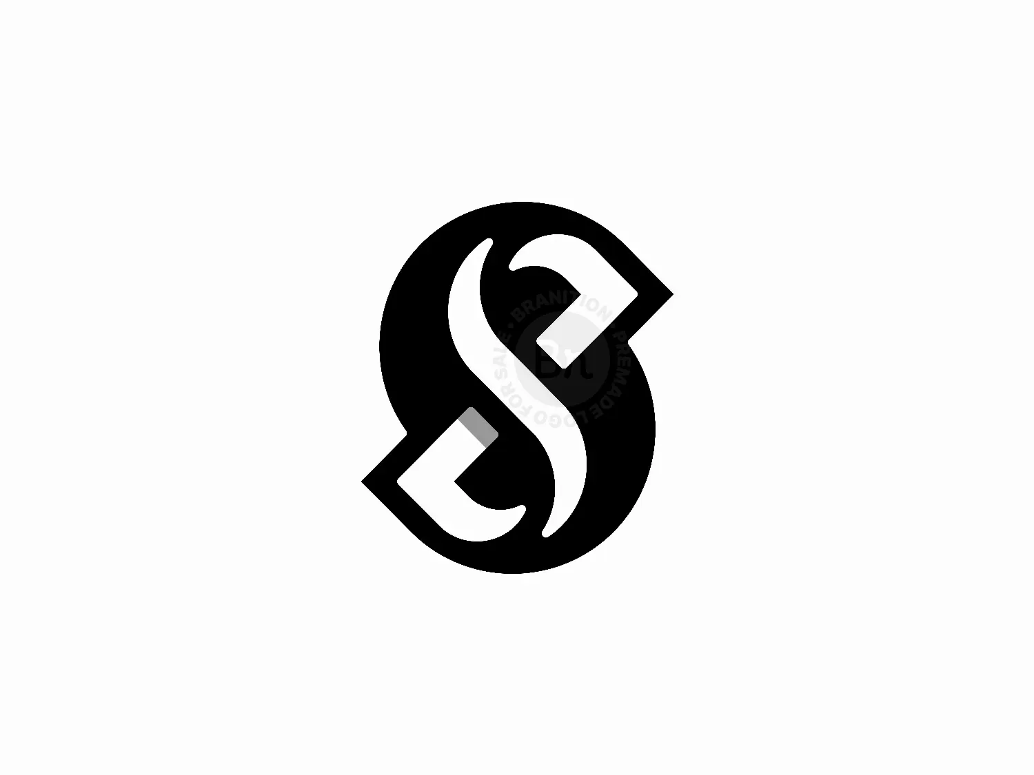 Letter SZ ZS Infinity Logo