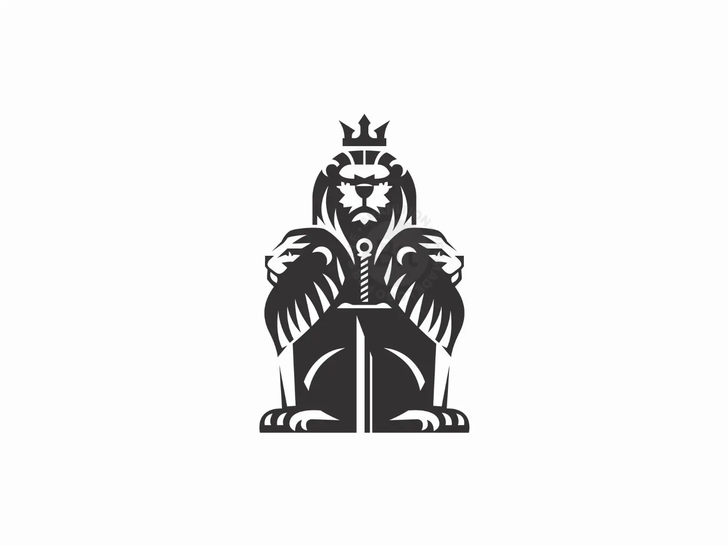 3 Lions And A Sword Logo