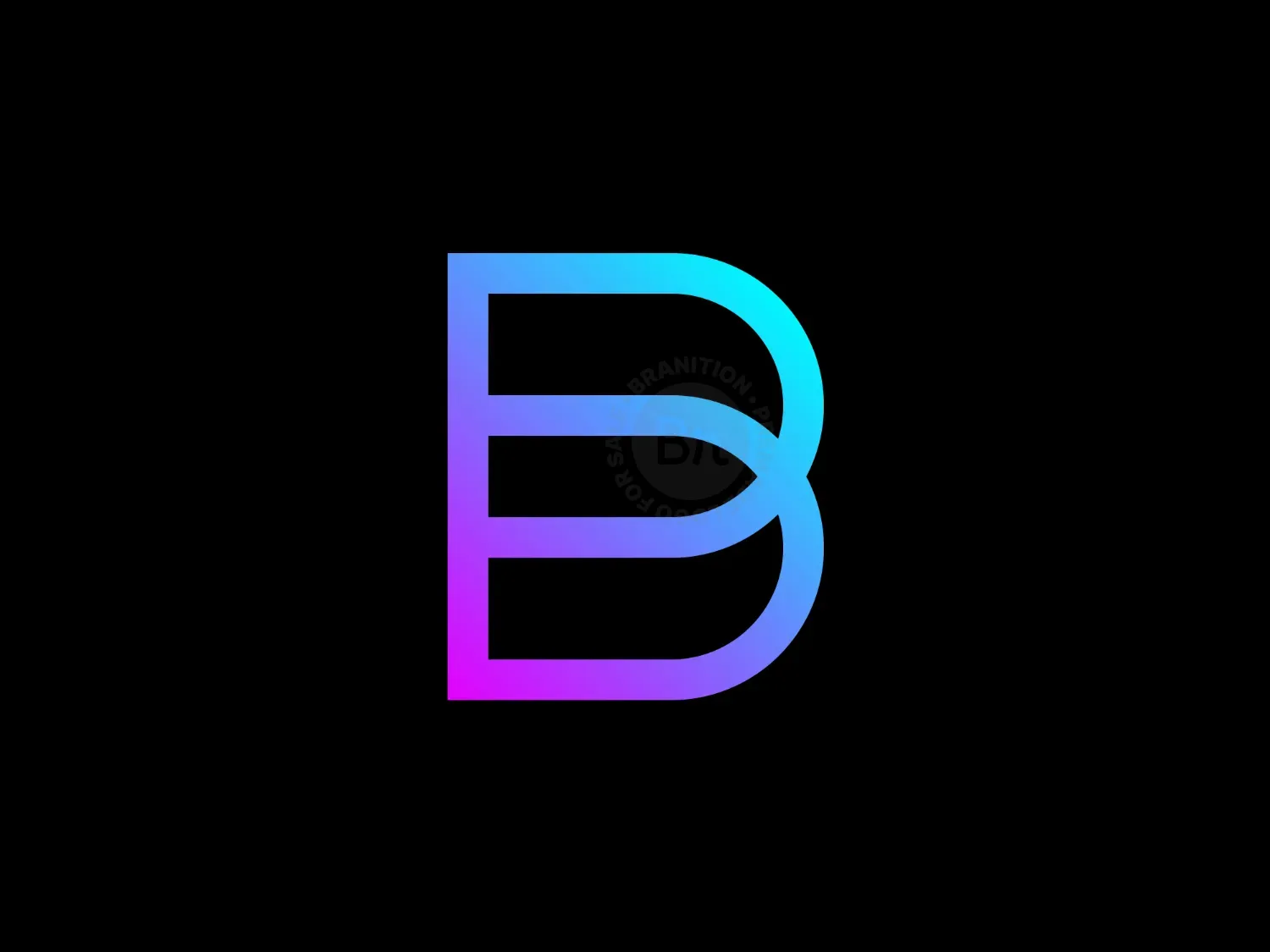 letter b logo design logo 7