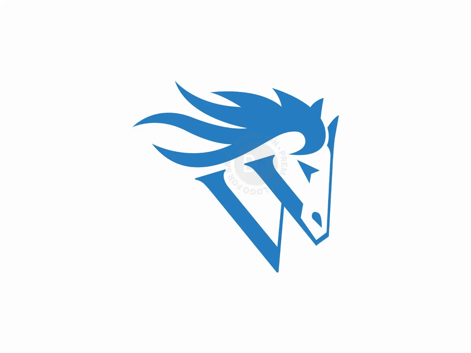 W Horse Logo