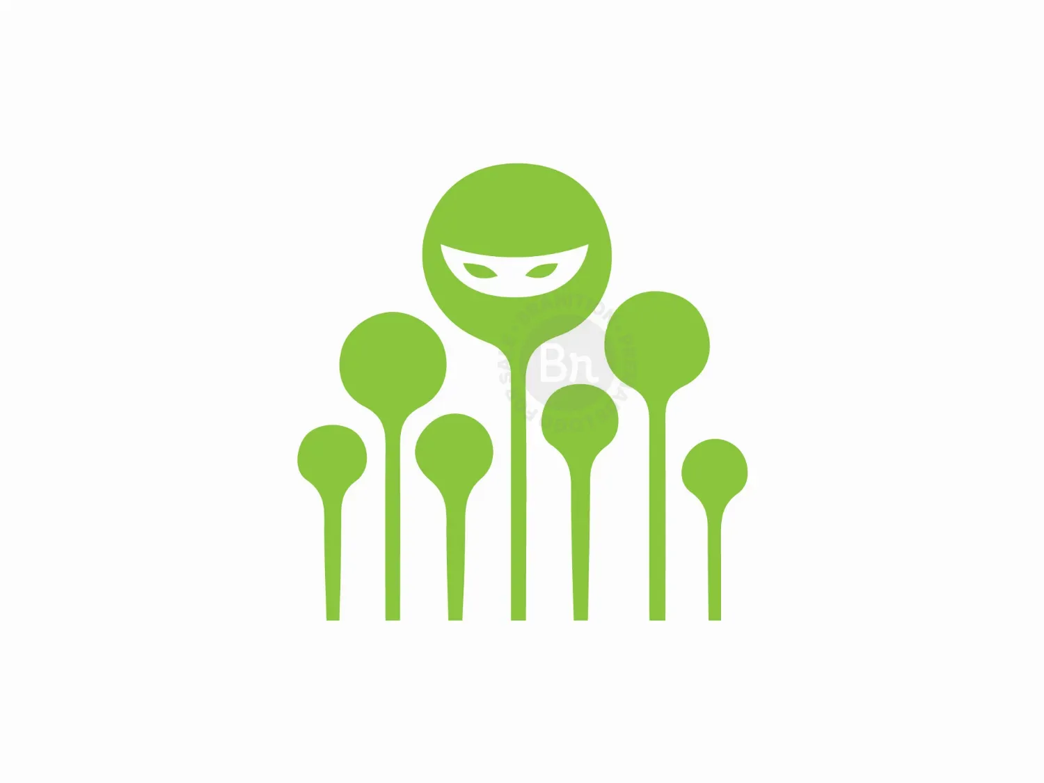 Eco Camouflage Ninja Logo