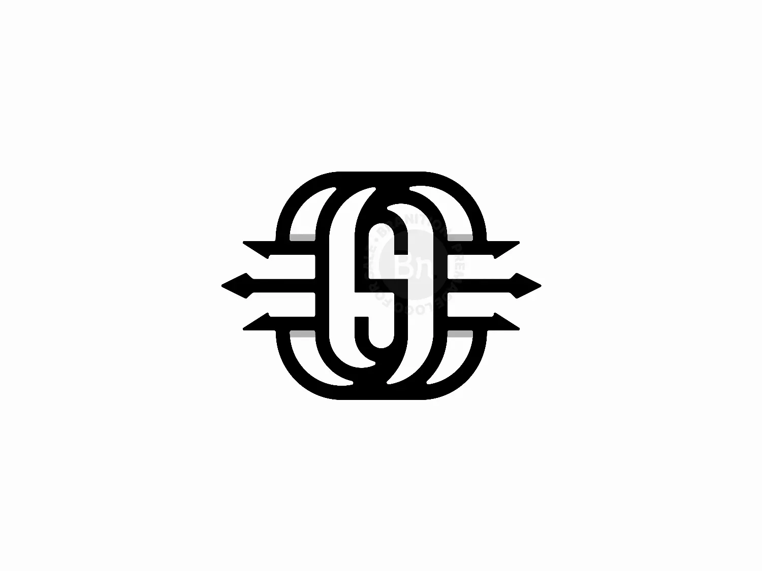 Letter CSC Trident Logo