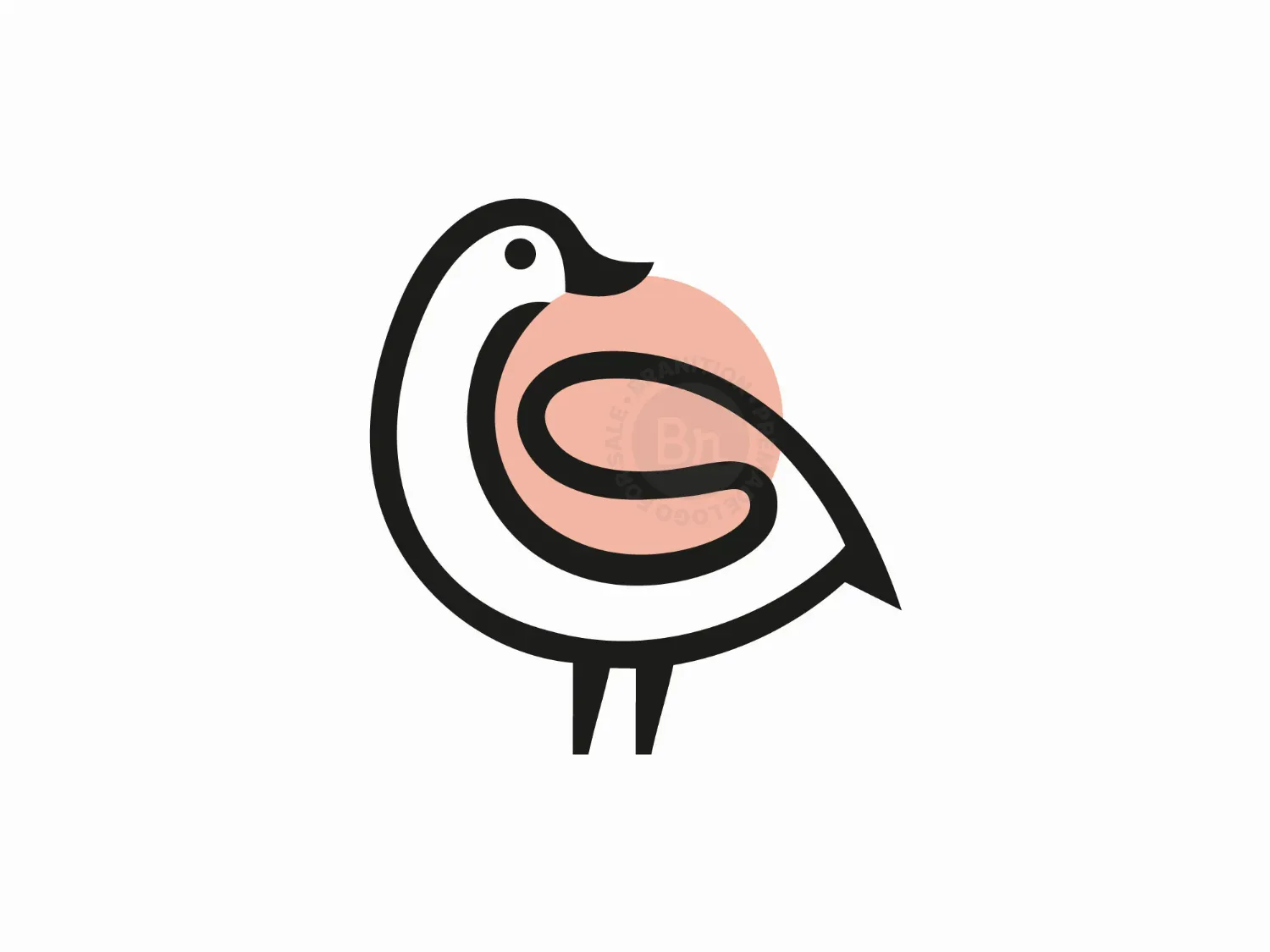 Duck Coffee Bean Logo