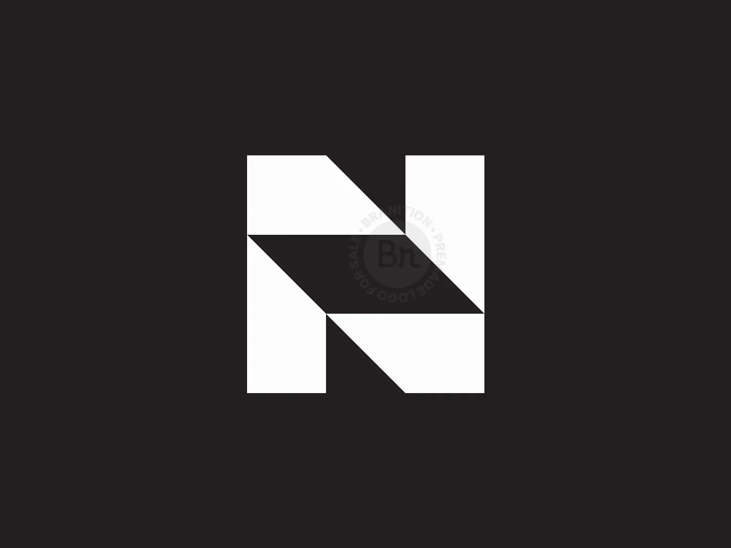 n letter logo 25