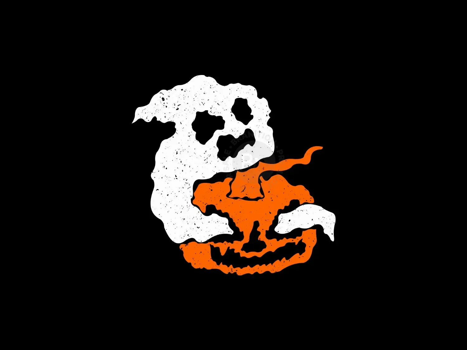 Pumpkin Ghost Logo
