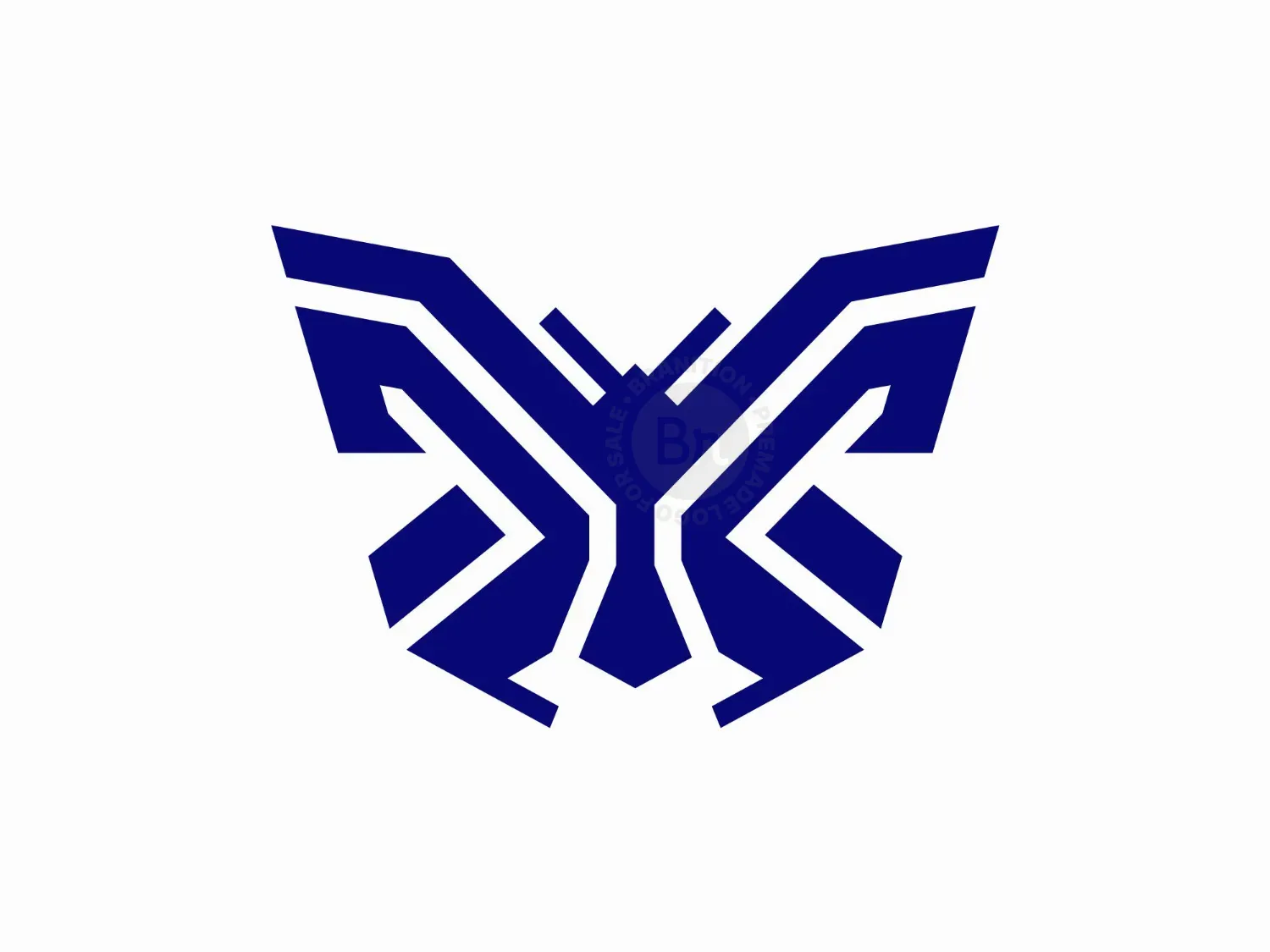 Butterfly Geometric Logo