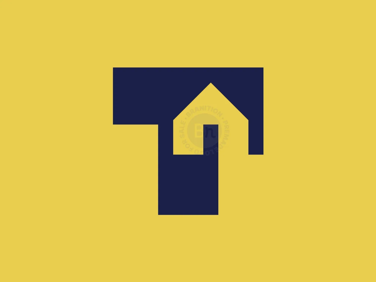 Minimalist T House Logo