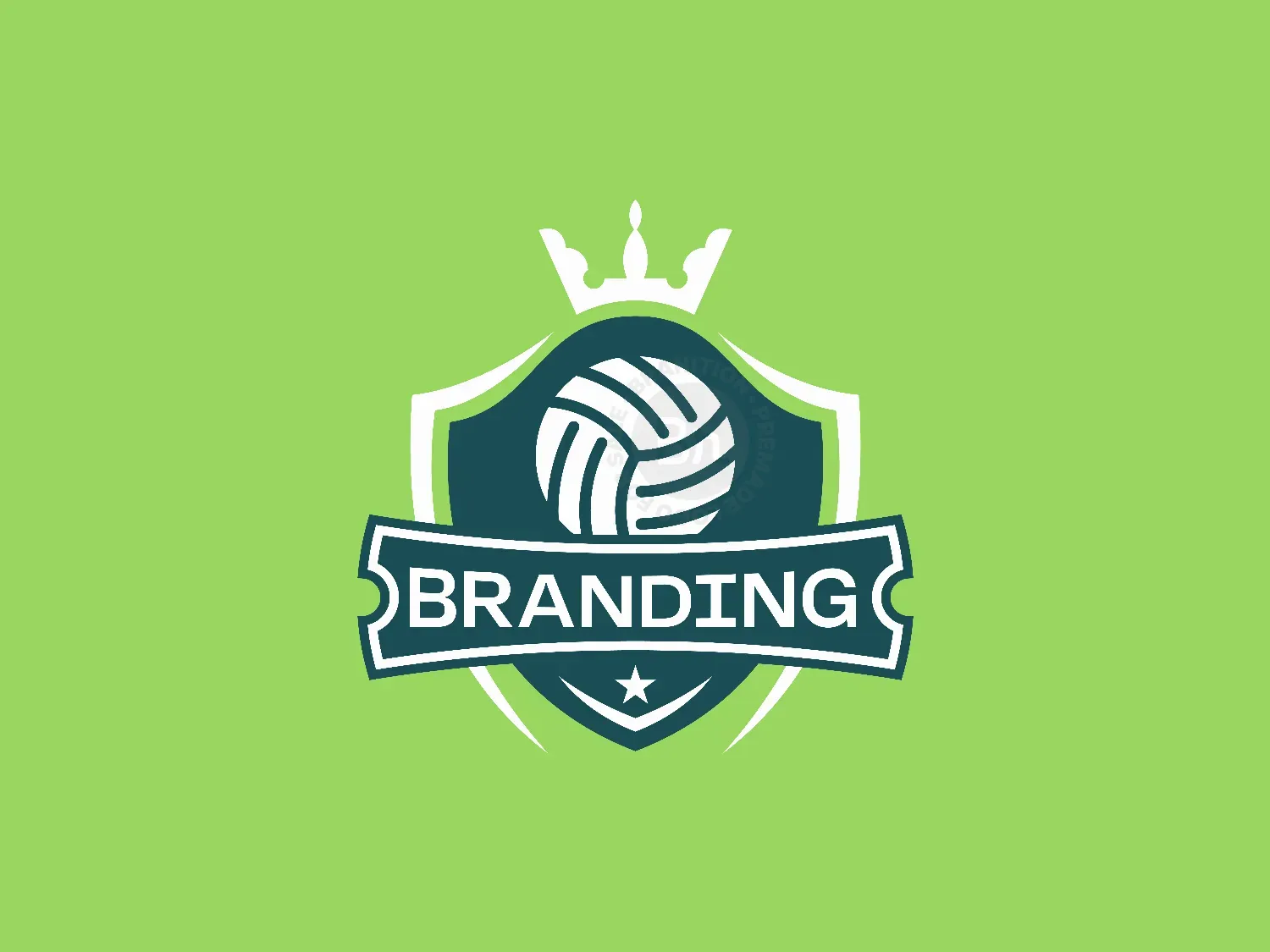 Crown Shield Football Logo