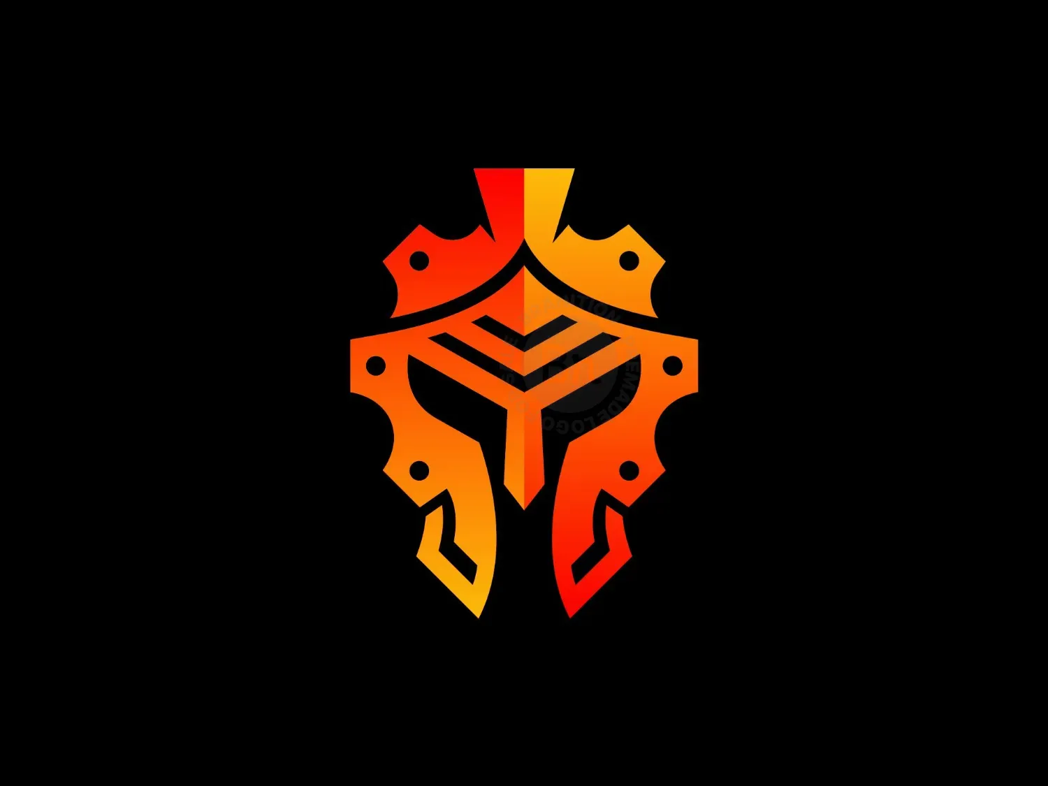 Spartan Gear Modern Technology Simplicity Logo