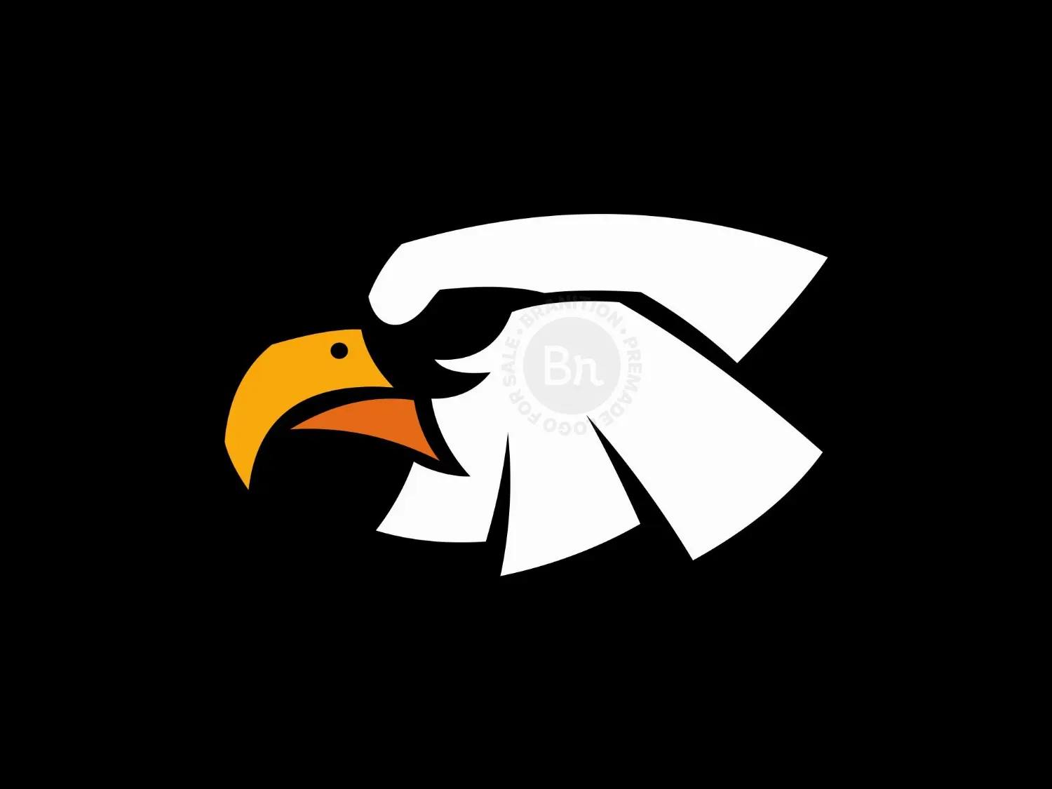 Bird Eagle Head Simple Geometric Modern Logo
