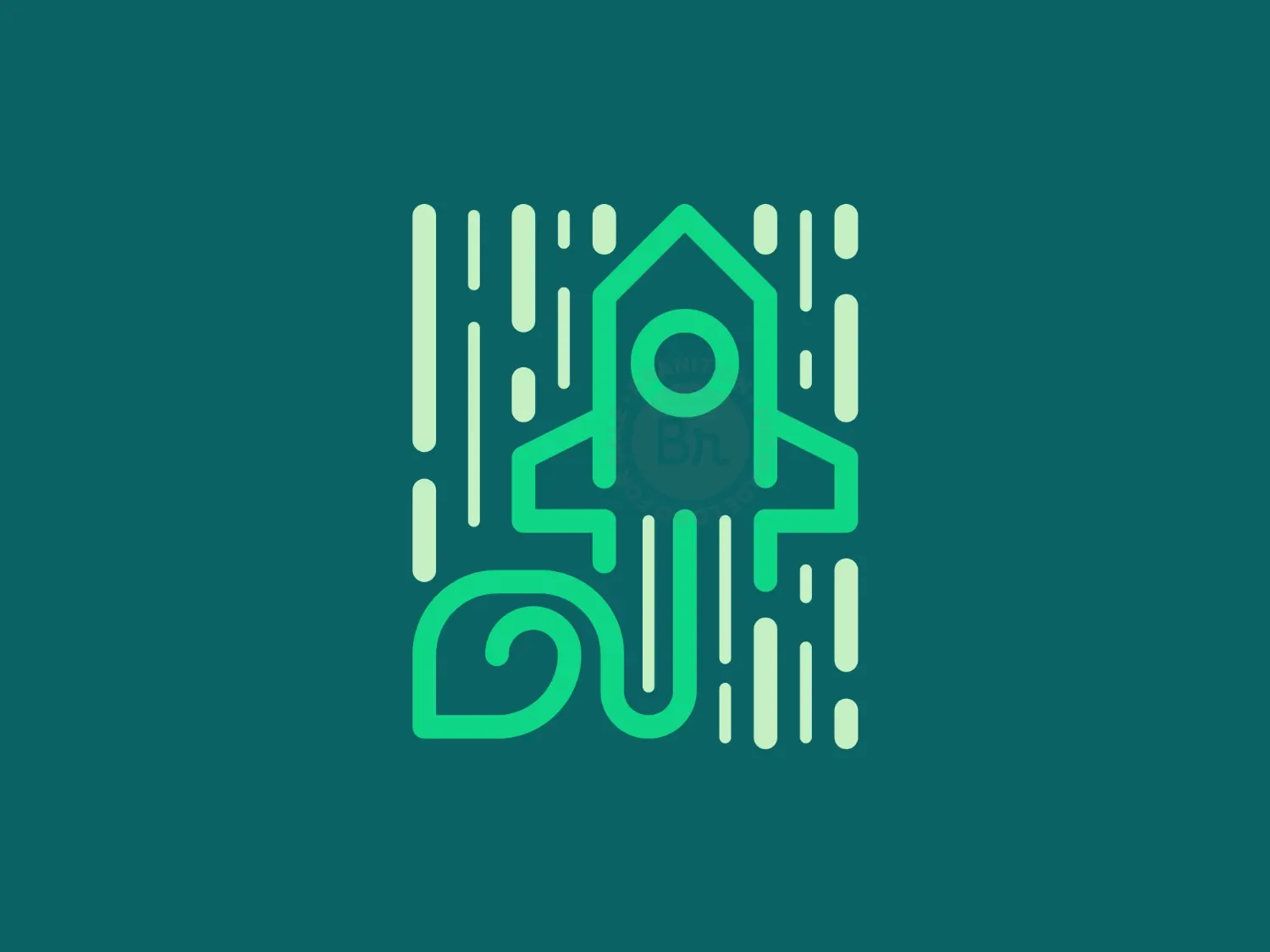 Rocket Leaf Logo