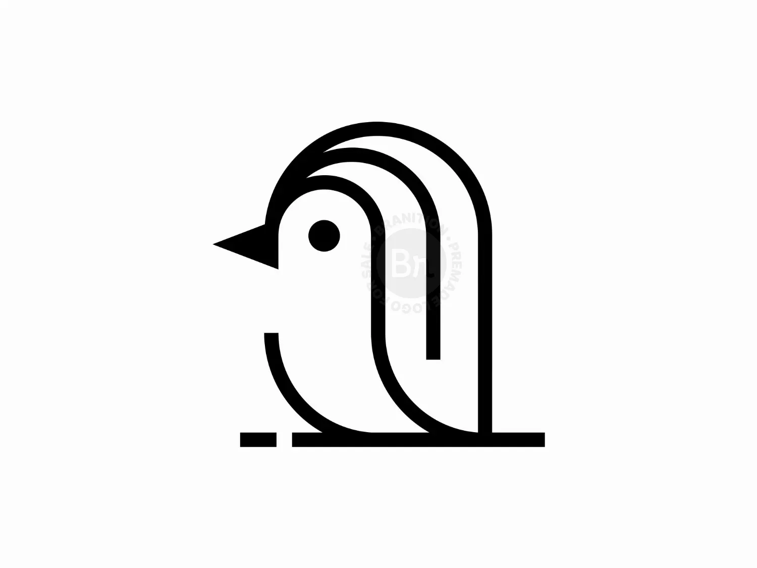 Penguin Line Logo