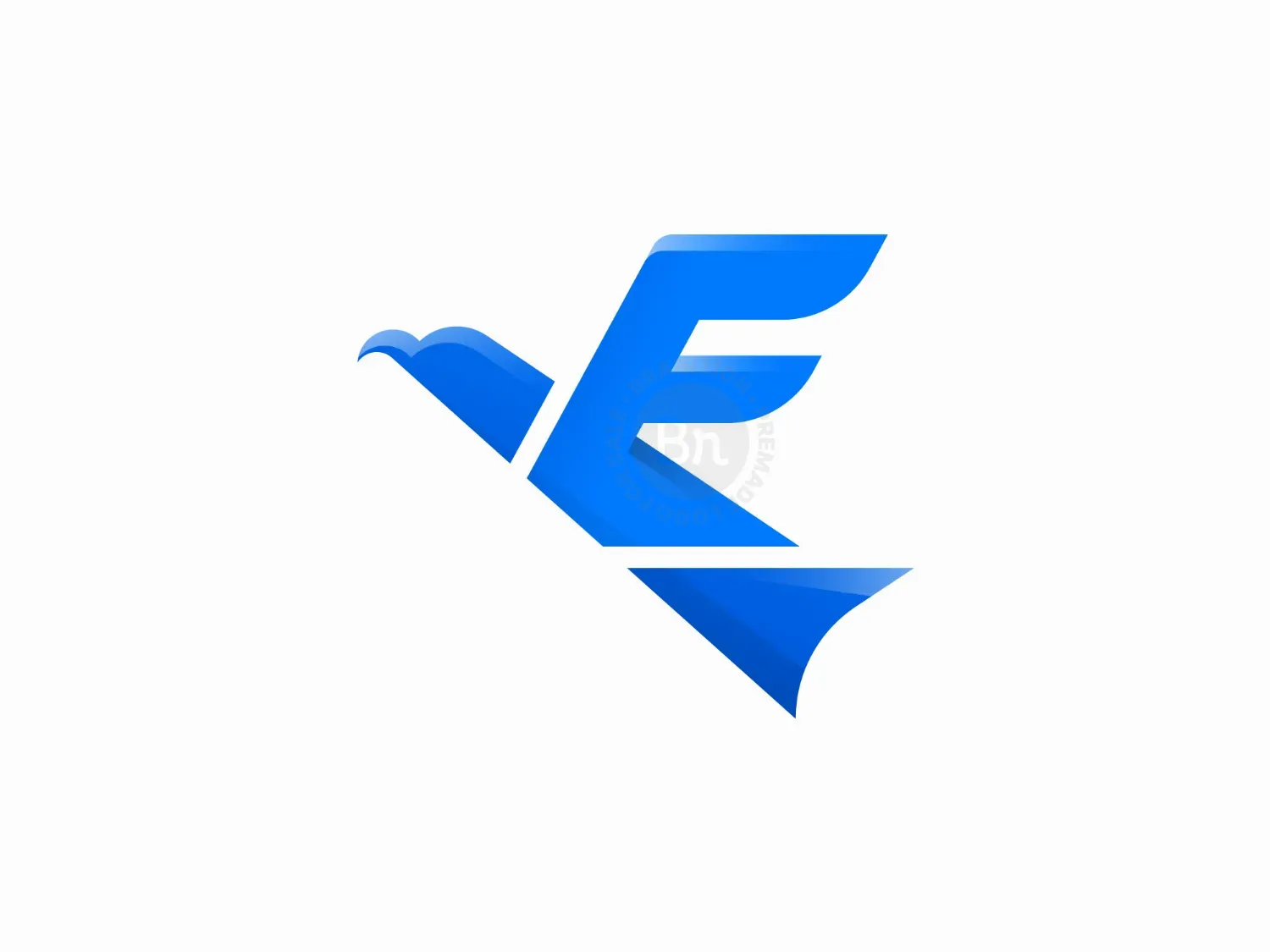 E Eagle Fly Up Logo