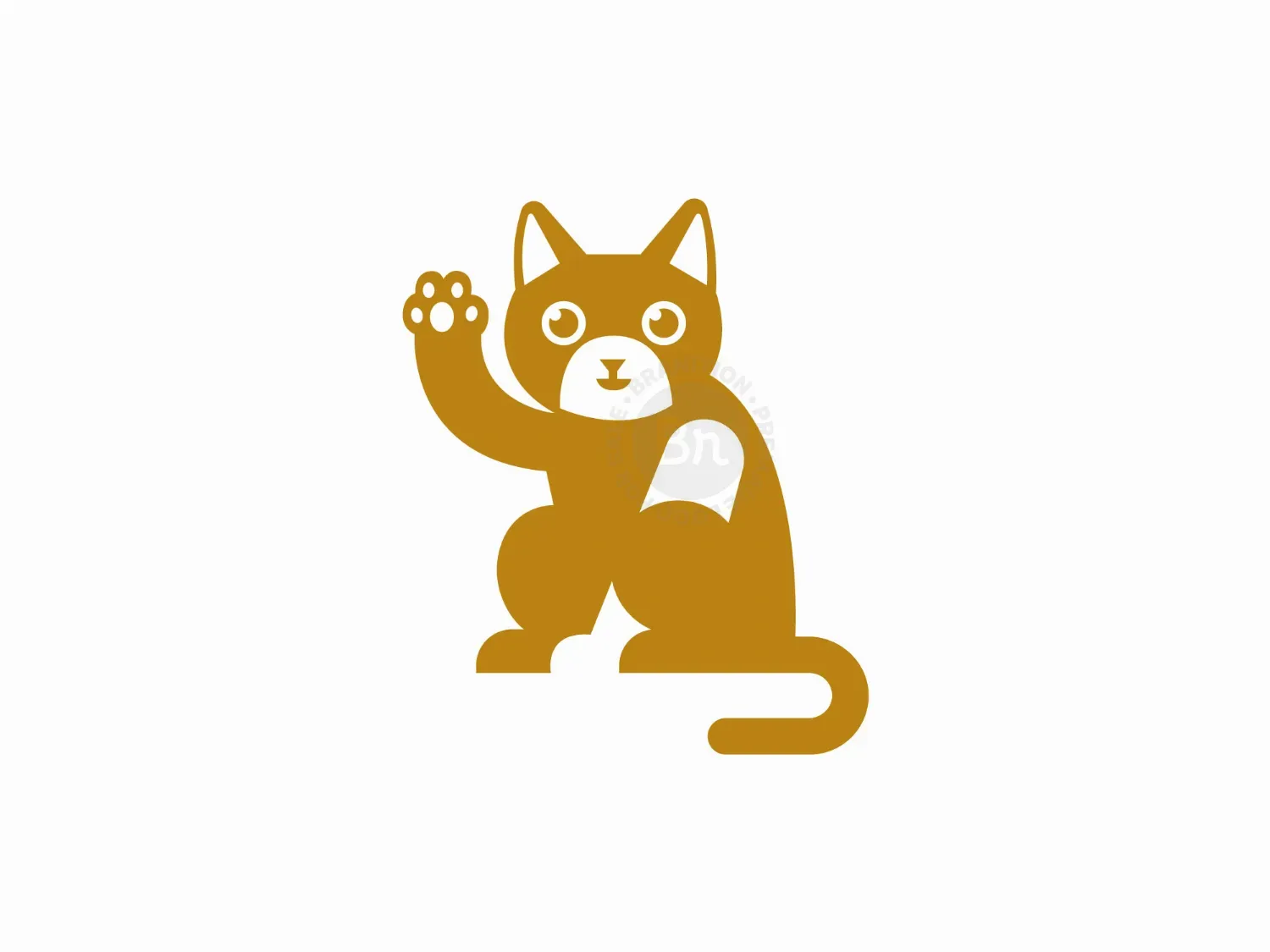 Hello Ginger Cat Logo