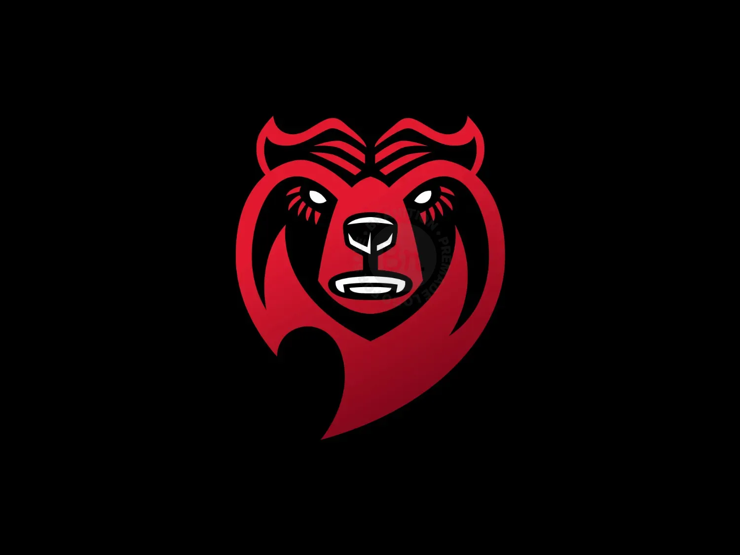 Flame Mad Bear Logo