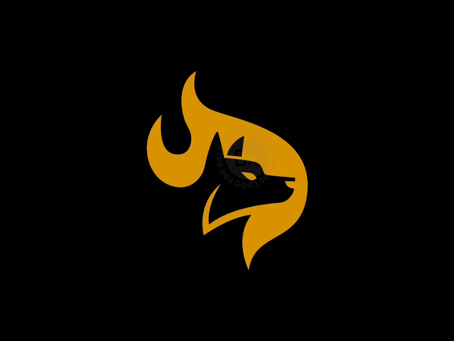 Burning Wolf Logo