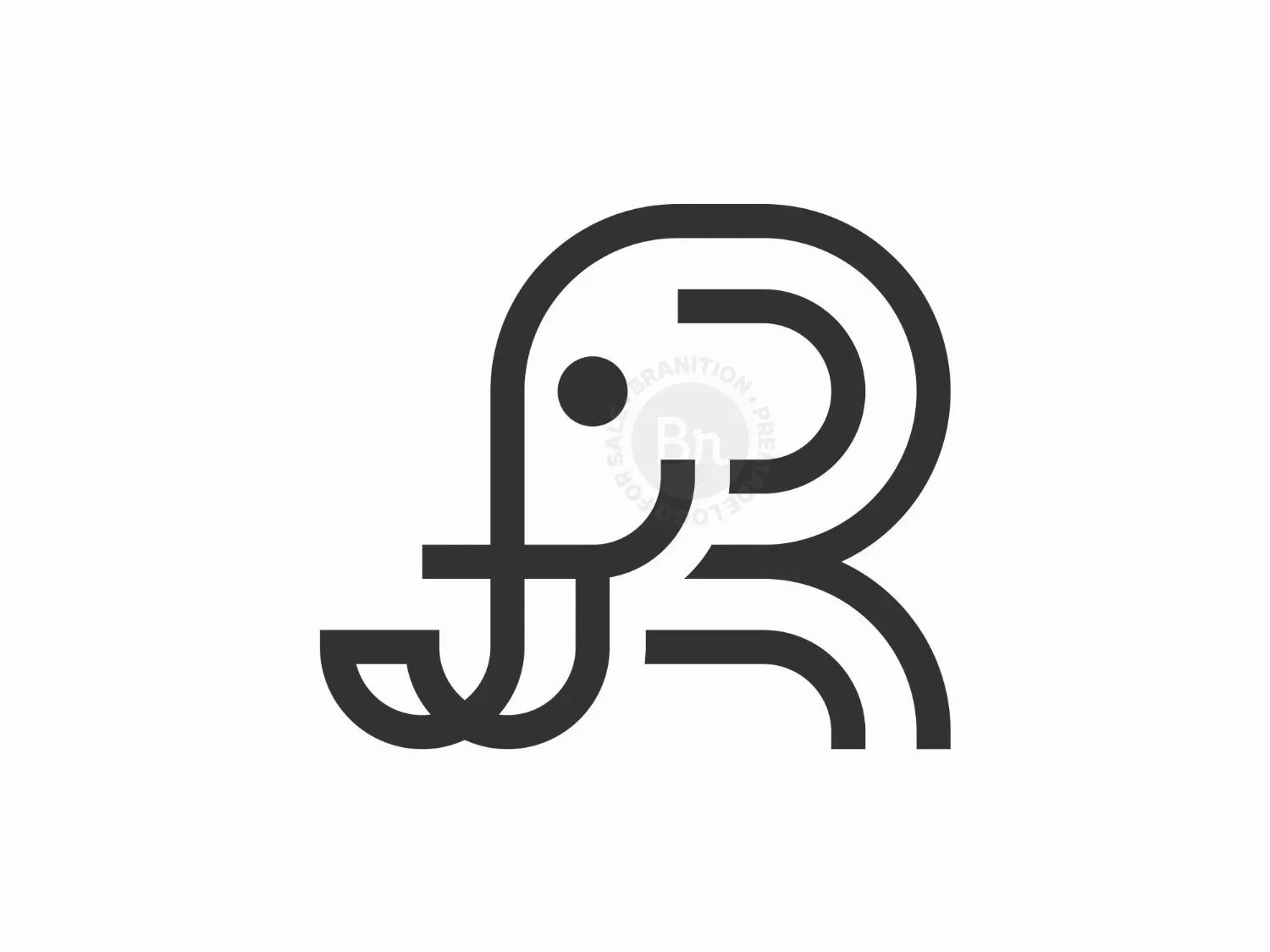 simple r logo logo 24