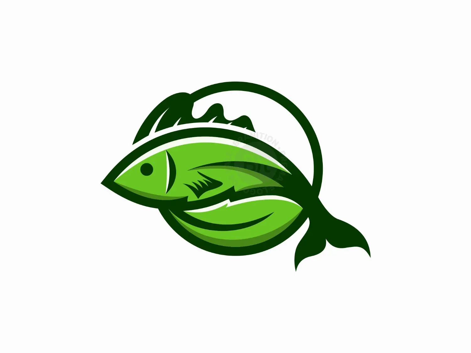 Fish Leaf Logo