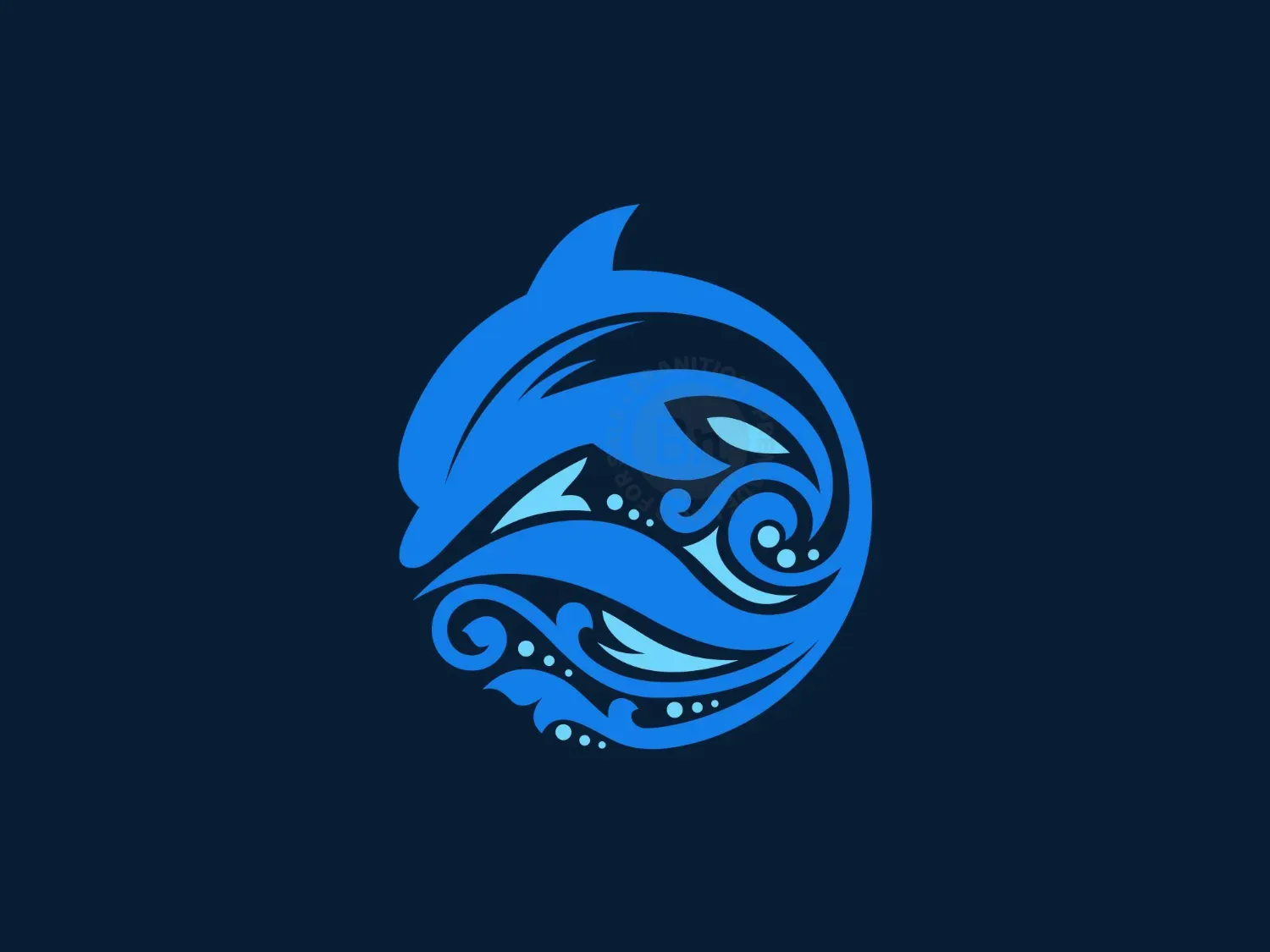 Dolphin Ornament Logo