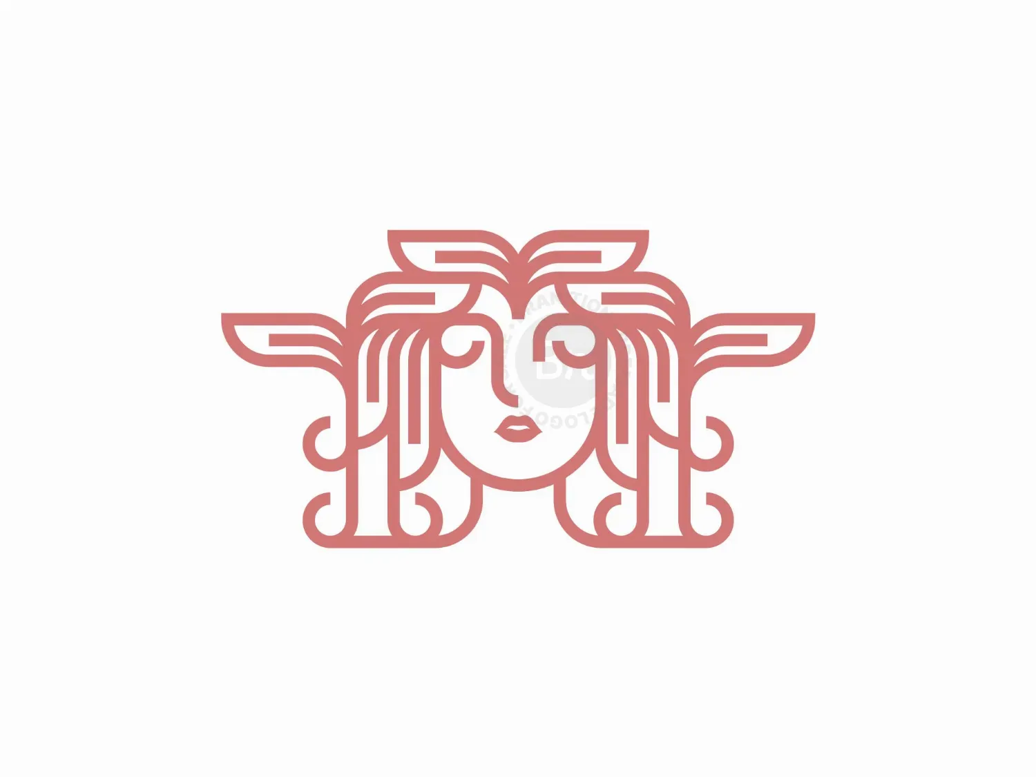 Beauty Face Line Logo