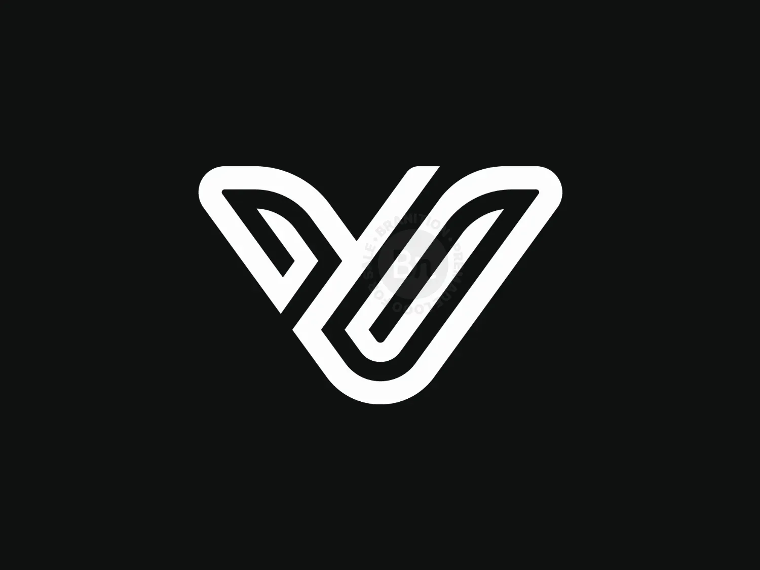 Letter Vy Or Yv Logo