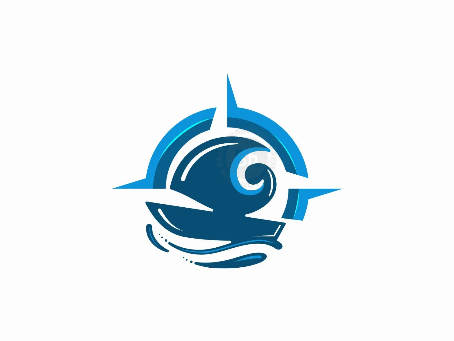 Boat Compass Logo