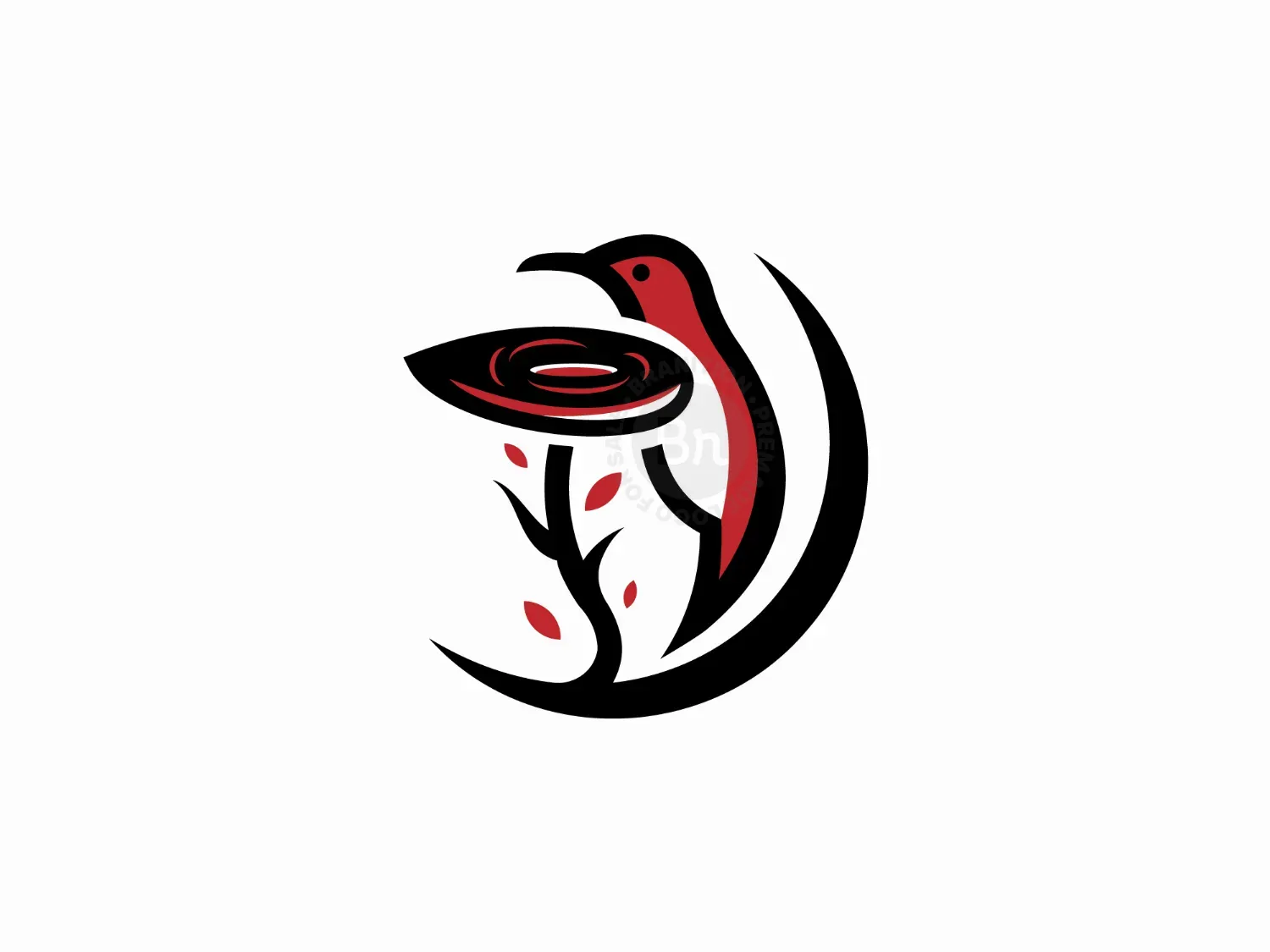 Hummingbird Rose Logo